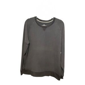 Mack Weldon Crew Neck Heather Charcoal Sweatshirt Size L